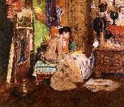 Chase, William Merritt In the Studio Corner oil painting artist